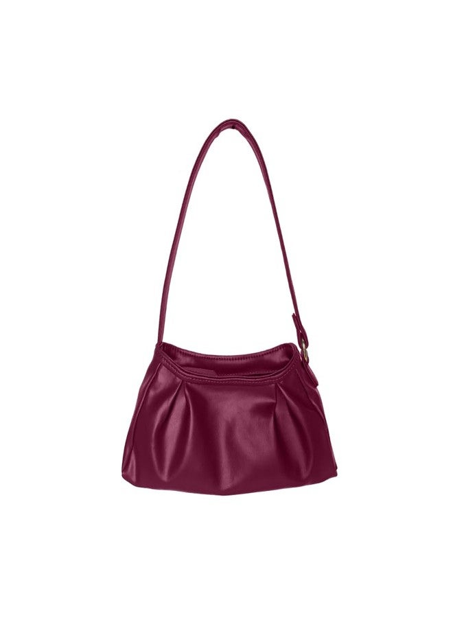 IMARS Trendy Blue Shoulder Bag for Women & Girls - Stylish Maroon Handbag for Daily Use - Image 1