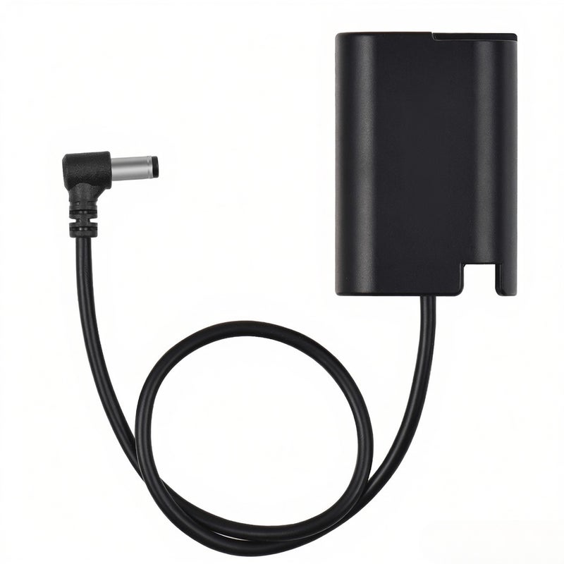 DMW-DCC17 Dummy Battery with DC Male Connector Straight Cable DC to DMW-BLK22 Dummy Battery Coupler Accessory Replacement for Panasonic LUMIX S5 DC-S5 DC-S5K DC-S5GK GH6 Cameras - Image 1