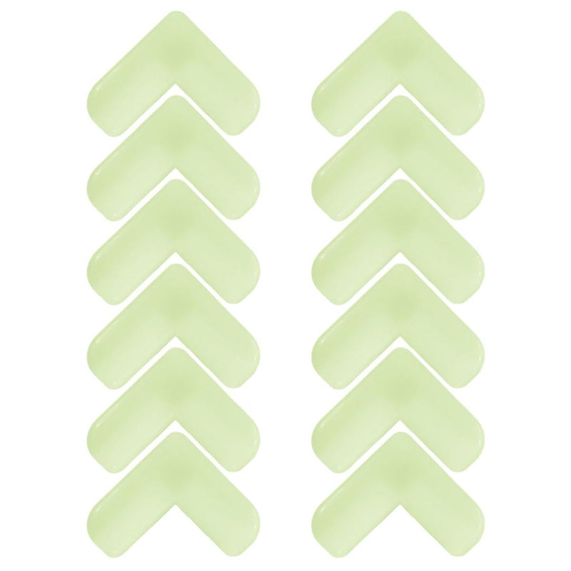 12 Pcs Luminous L Shaped Corner Protectors Soft Edge Bumpers For Table Furniture Safety - Image 2