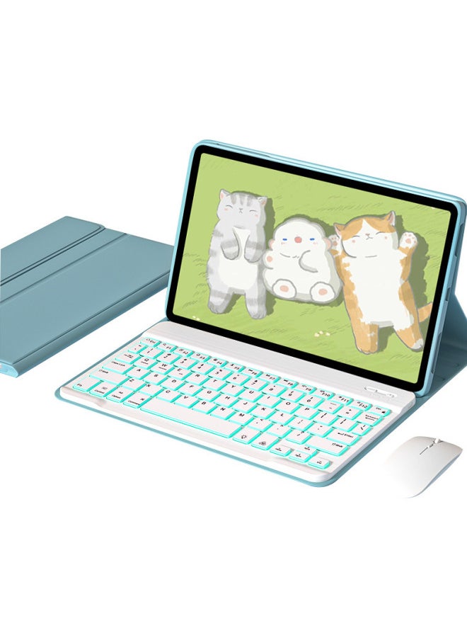 Generic For Lenovo Saver Y700 Tablet Three-generation Protective Cover Small Pad12.7 With Bluetooth Keyboard And Mouse-Color:Pink + White Colorful Touch-Product Type:Lenovo Savior Y700 Third Generation 2025 ( 8.8inch )  - Image 5