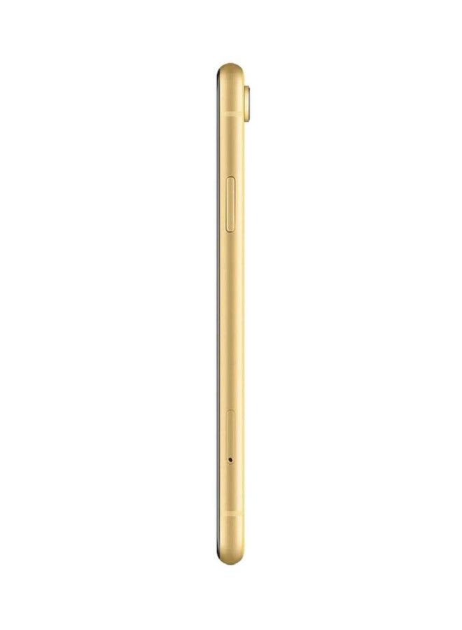 ابل  مُجدد - هاتف آيفون XR بتقنية فيس تايم وذاكرة داخلية 128 جيجابايت ويدعم تقنية 4G LTE، لون أصفر - Image 5