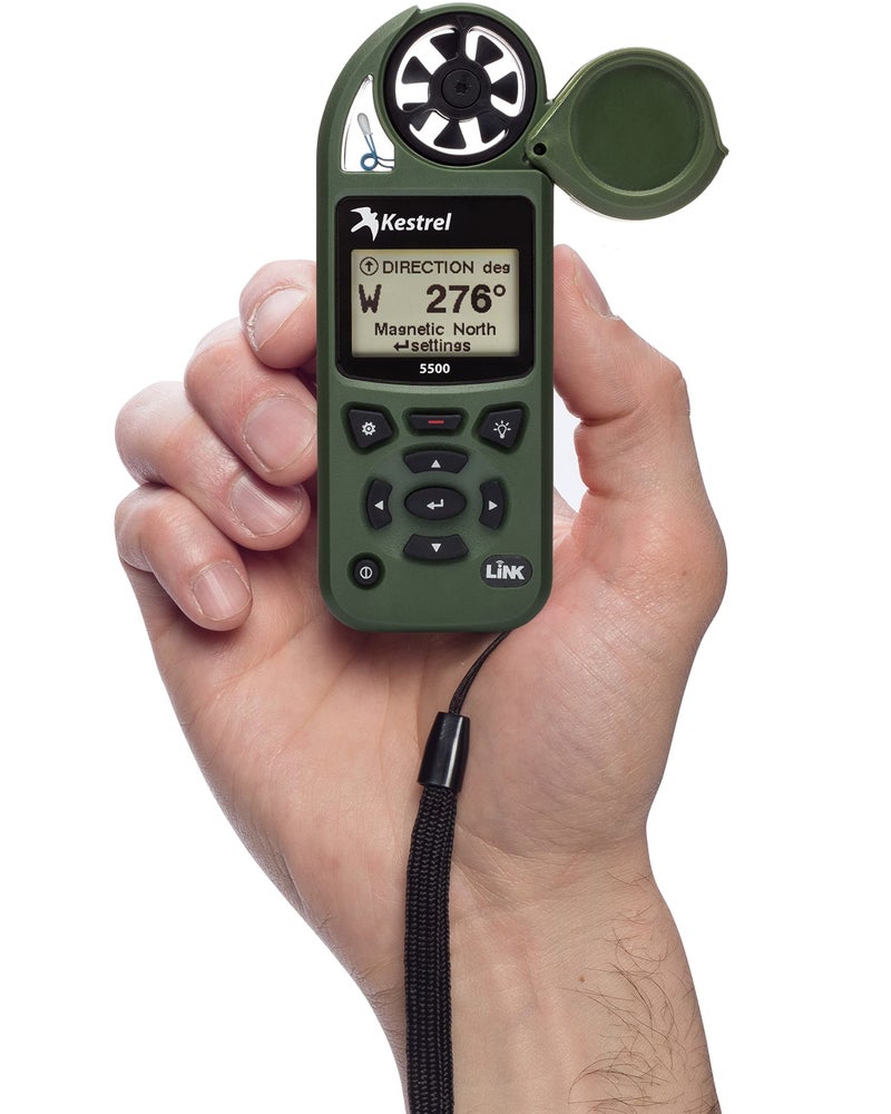 Kestrel 5500 Weather Meter with Link and Vane Mount, Olive Drab - Image 5