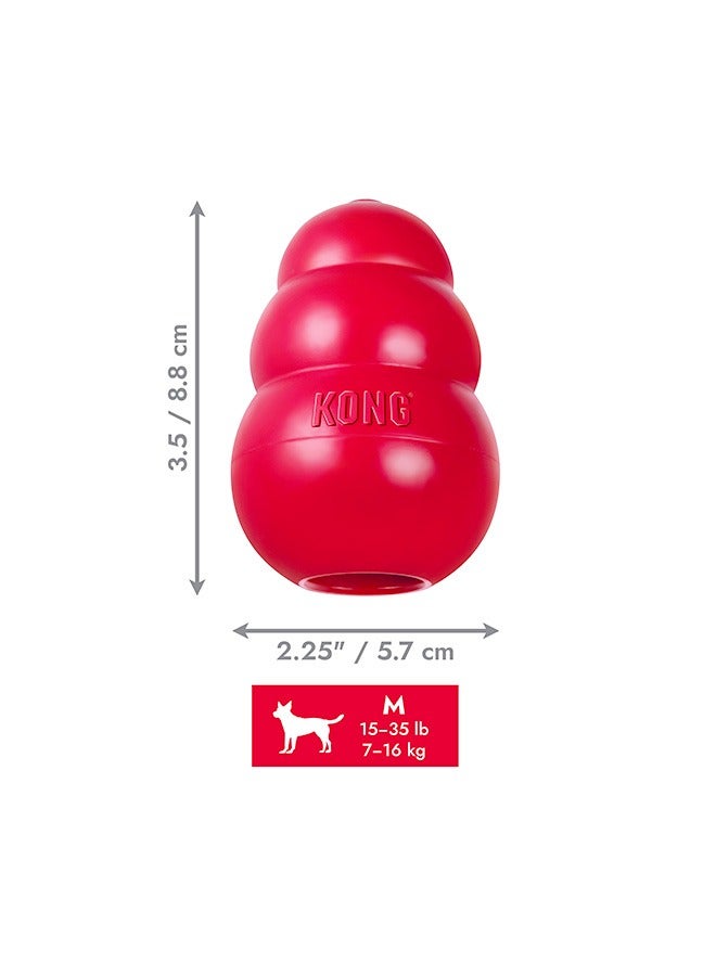 Kong Classic Durable Natural Rubber For Dog Toy (Medium) - Image 2