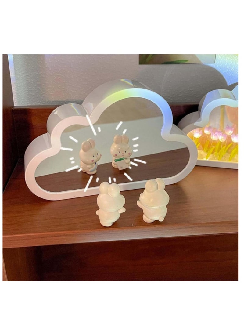 DIY Tulip Night Light 20 Flowers 2 in 1 Mirror with Lights DIY Tulip Lamp Simulation Flower Bedroom Sleeping Table Lamp Warm Light for Home Decor Gift Idea - Image 4