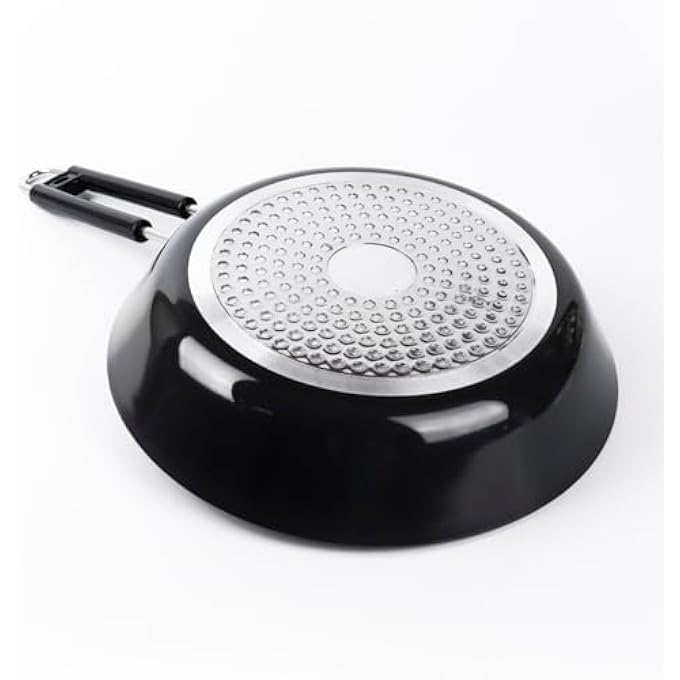Kitchenmark Hard Anodized Aluminium Frying Pan 23Cm  Black - Image 4