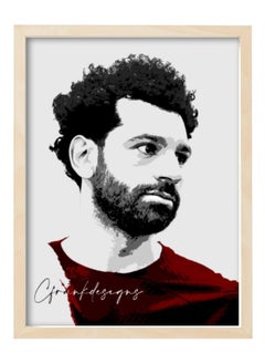 Mo Salah Egypt Liverpool Poster With Frame 30X40 cm