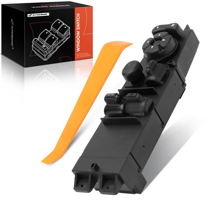 APremium Master Power Window Switch Compatible with Jeep XJ Series Cherokee 1997 1998 1999 2000 2001 Only fit 2 Door Front Left Driver Side Replace 56009450AB