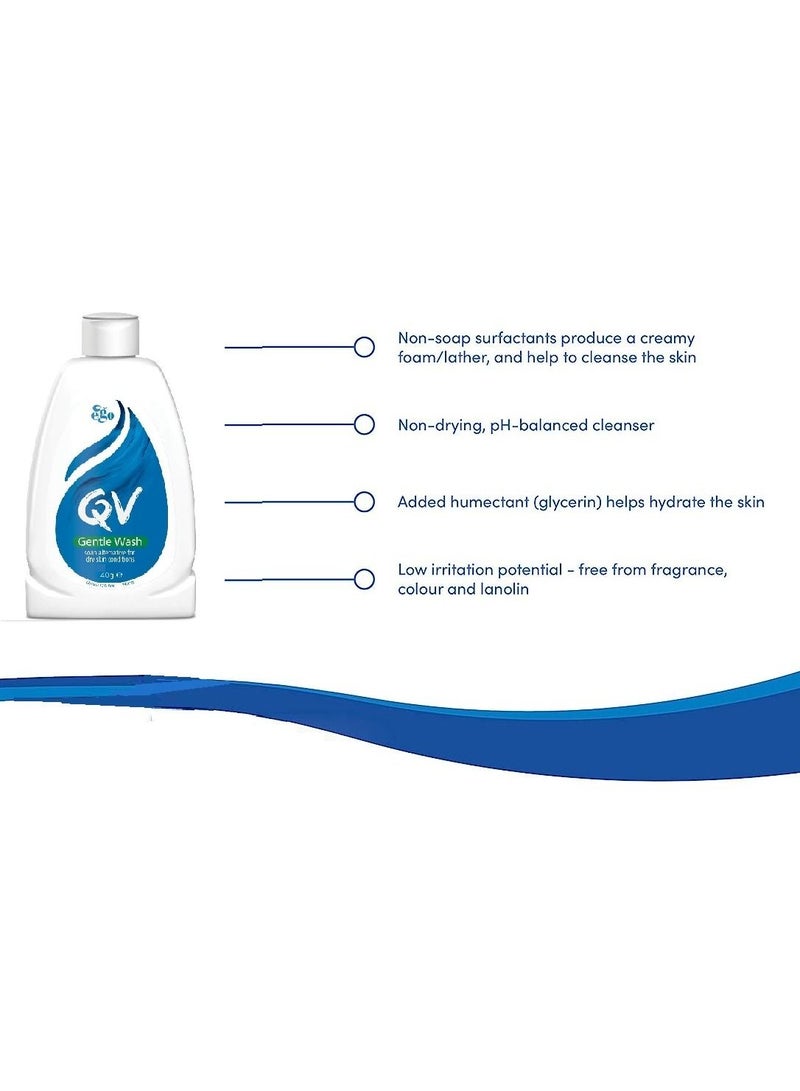 Ego QV Gentle Wash Soap Free - 40ml - Image 2