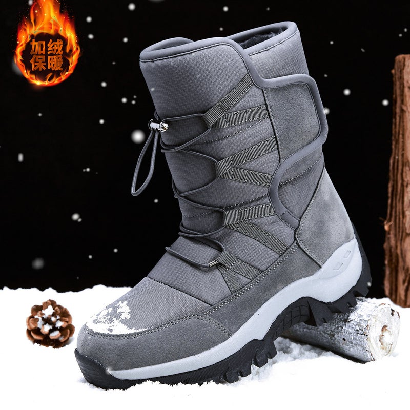 Mountaineering 2025 Independent Station Pinduoduo Travel Large Size Dropshipping Export Outdoor Snow Boots - Image 2