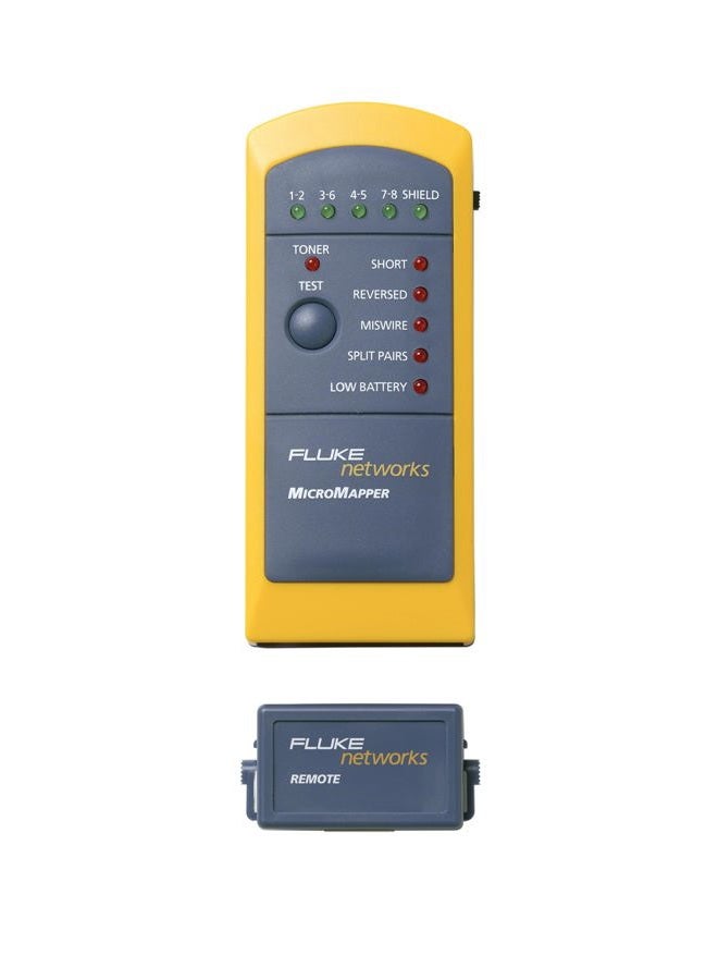 Fluke Networks MT-8200-49A Copper Tester, Grey/Yellow - Image 1