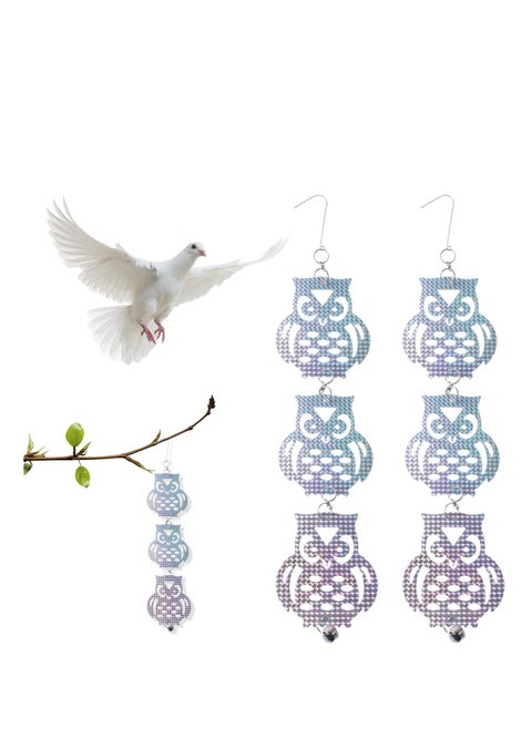 SYOSI Reflective Bird Deterrent Rods Repellent Bird Tape Bird Control Set Repellent for Bird Bird Repellent Tape Reflective Bird Deterrent Rods to Keep Birds Away From Your Home Garden 2pcs