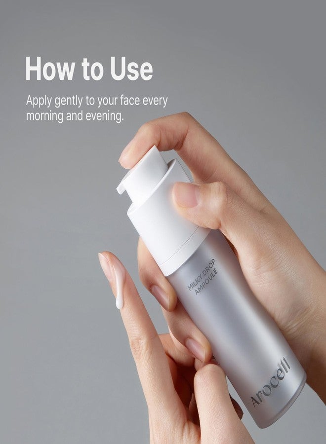 AROCELL OFFICIAL AROCELL Milky Drop Ampoule - 30ml / 1.01floz for Skin Moisturizing Soothing Clear Skin Korean Skincare - Image 4