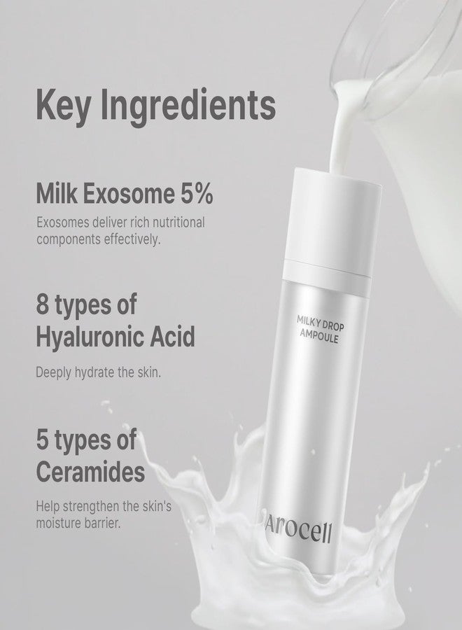 AROCELL OFFICIAL AROCELL Milky Drop Ampoule - 30ml / 1.01floz for Skin Moisturizing Soothing Clear Skin Korean Skincare - Image 3