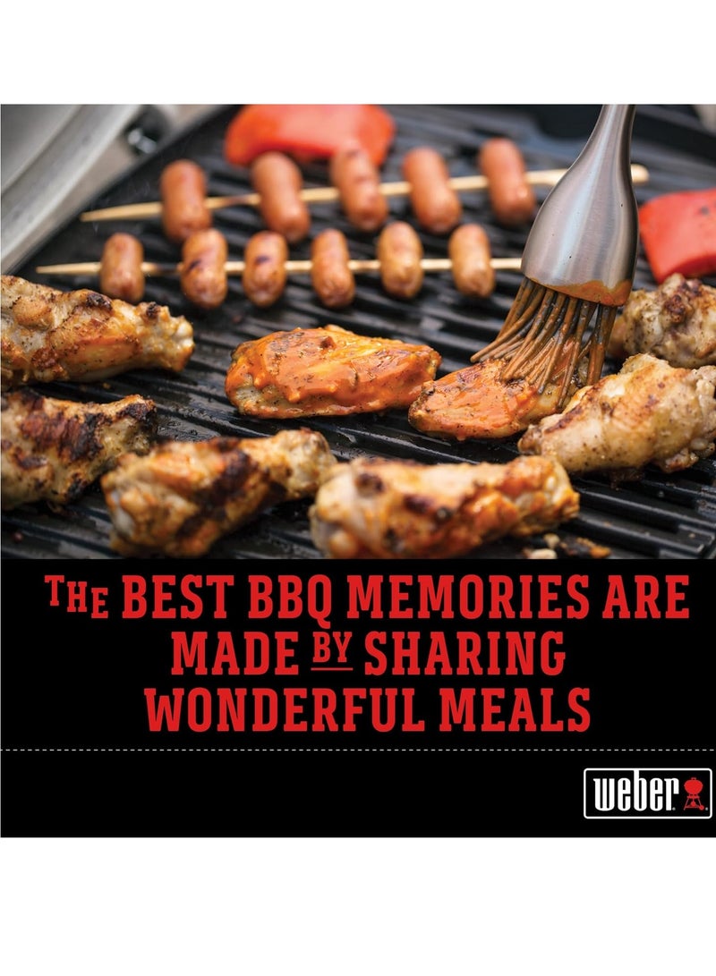 Weber BBQ Grill Grate 22 Inch Hinged Stainless Steel Cooking Grid Heavy Duty Replacement Rack for Charcoal Grill with Flip Up Sides Easy Charcoal Access Outdoor Barbecue Tool - Image 3