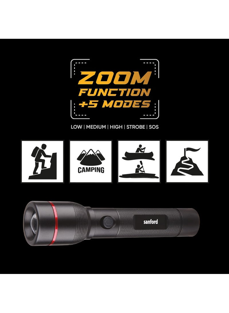 Sanford SPECTRA V2 Series Zoom Searchlight Laser LED Tactical Camping Light With 1800m Range, 5.4 Hours Working Time - Image 4