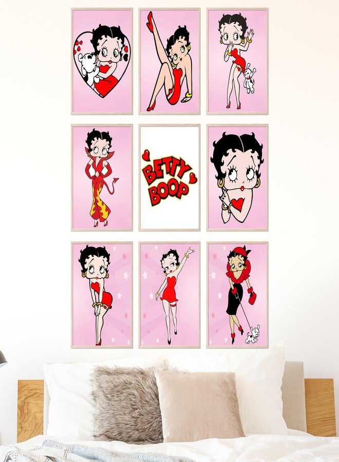 BigWig Prints Betty Boop Poster - Betty Boop Wall Decor, Birthday Decorations, Party Decorations, Cute Wall Art for Girls Room, Gifts, Y2k Room Decor Posters - Unframed Set Of 9 (8x10) - Image 5