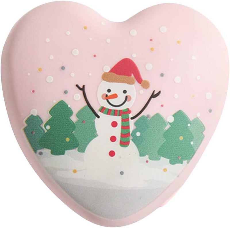 ويوبلز مدفأة يدوية كهربائية قابلة لإعادة الشحن، مدفأة يدوية كهربائية جيبية قابلة لإعادة الاستخدام، مدفأة يدوية كهربائية محمولة سريعة التسخين، درجة حرارة ثابتة 52 درجة مئوية، مناسبة للنساء والرجال والأطفال (لون وردي) - Image 1