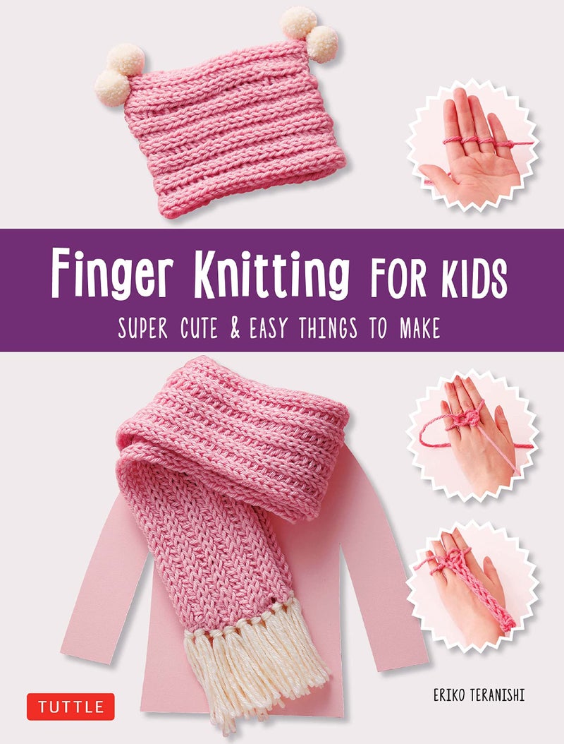 Tuttle Publishing Finger Knitting for Kids: Super Cute & Easy Things to Make - Image 1