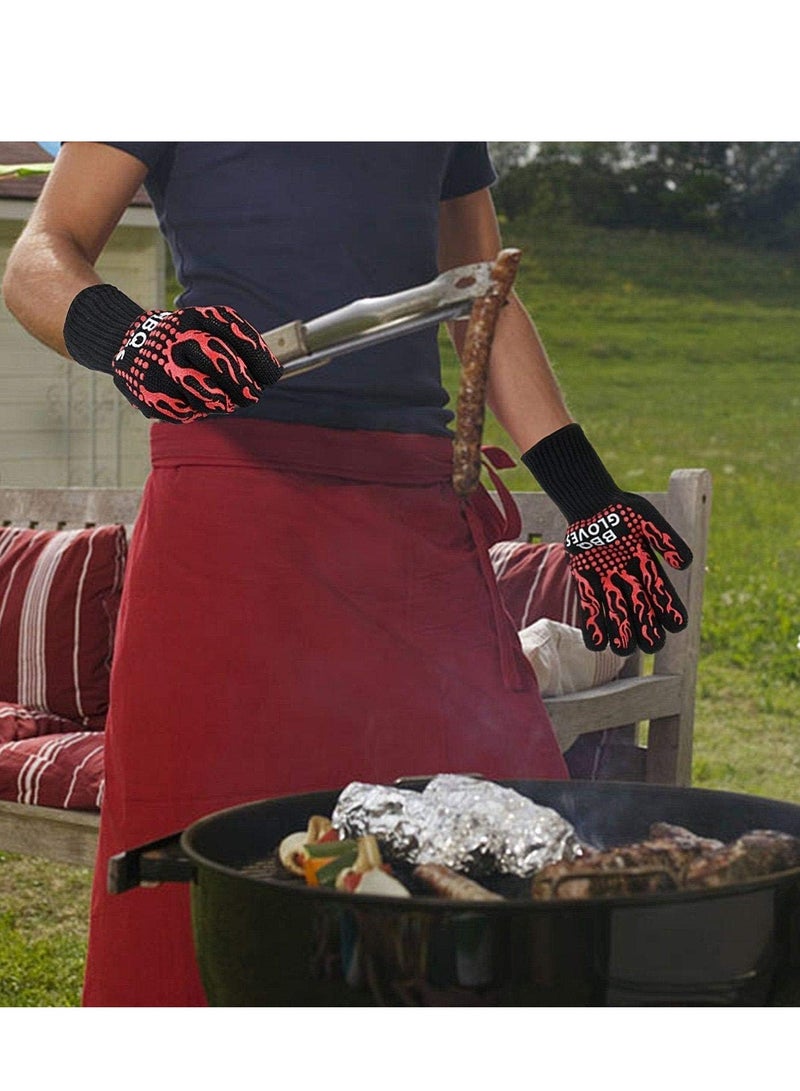 ELTRAZONE Cooking Gloves Extreme Heat Resistant Long Forearm Protection Grilling Cooking Gloves Grill & Kitchen Accessories - Image 5