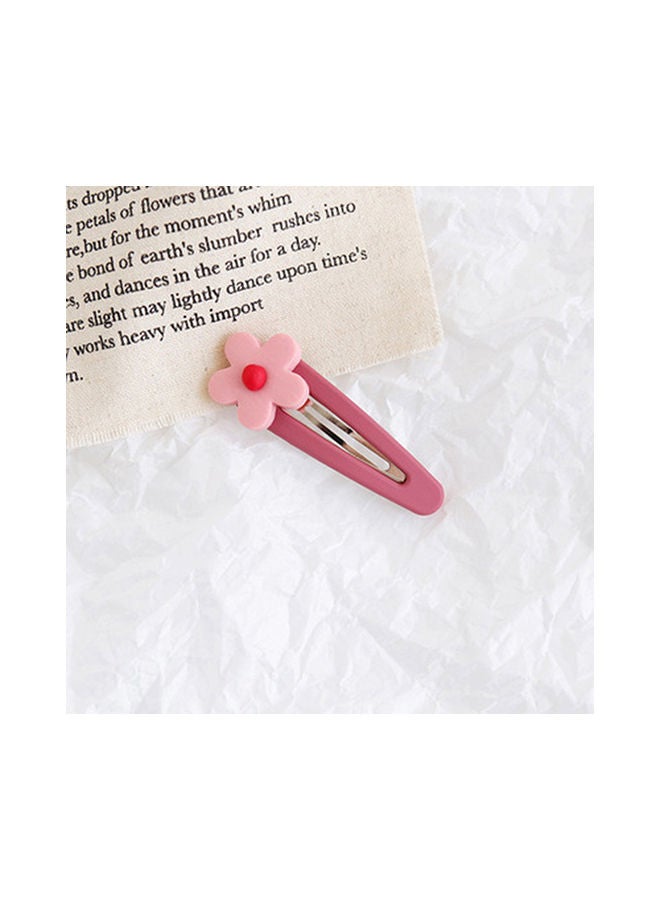 NIBEMINENT Trendy Design Flower-Shaped Hair Clips multicolour 7*2.5*1centimeter - Image 2