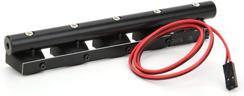 comfrt RC Roof Lights, 1/10 Scale RC Crawler LED Roof Lamp RC Light Bar Fit for TRX4 90046 SCX10 Pull Car 4LED, 5LED, 6LED Option(Five) Car Model Accessories Rc Light Bar - Image 5