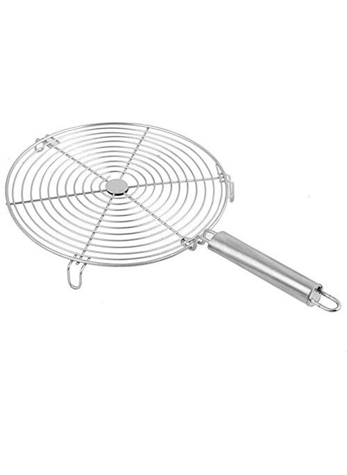 YAJNAS YAJNAS Stainless Steel Chapati RoasterRosterToast GrillPapad RoasterRoti RoasterTandoor Roaster Grill 1 kg Roaster with Silver Handle Pack of 3  - Image 4