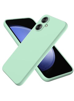 HuHa Case Cover For Xiaomi Poco M6 5G/Redmi 13C 5G/13R 5G Solid Color Liquid Silicone Dropproof Full Coverage Phone Case Green 