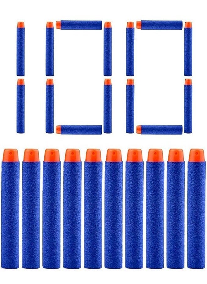 Generic Suction Bullet Foam Darts for Nerf Elite Blaster Guns (Pack of 100) - Blue Darts & Plastic Bullets  (Blue)  - Image 1