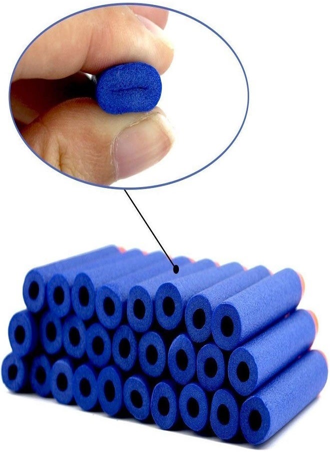 Generic Suction Bullet Foam Darts for Nerf Elite Blaster Guns (Pack of 100) - Blue Darts & Plastic Bullets  (Blue)  - Image 5