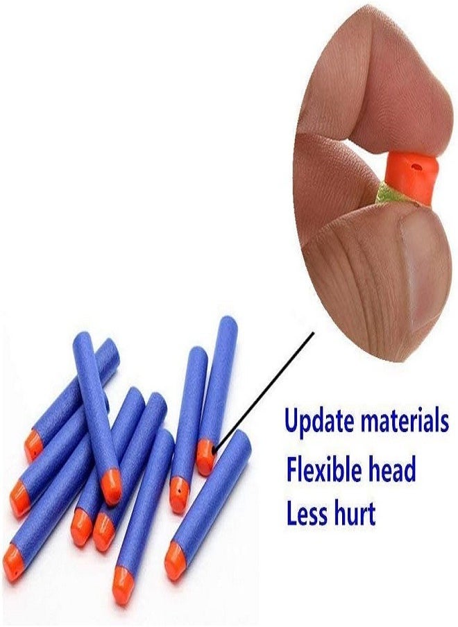 Generic Suction Bullet Foam Darts for Nerf Elite Blaster Guns (Pack of 100) - Blue Darts & Plastic Bullets  (Blue)  - Image 3