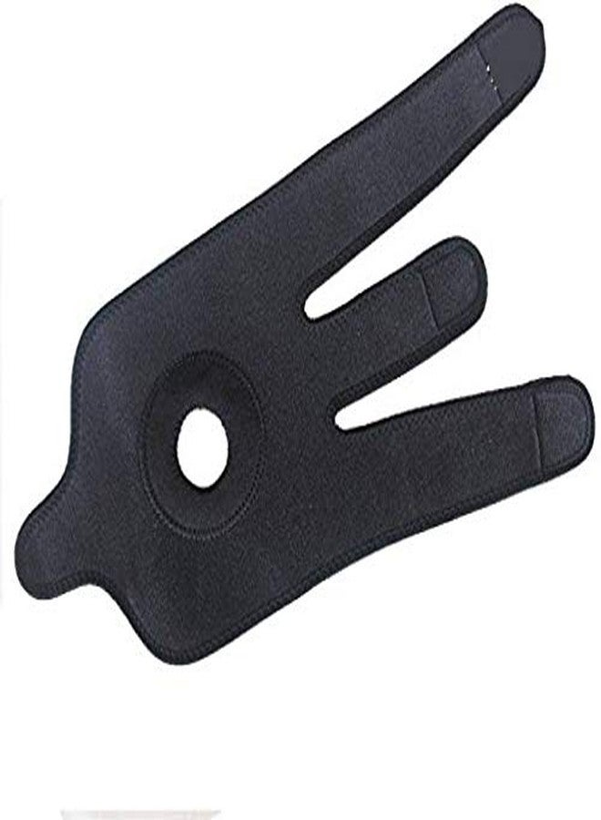 serveuttam دعامة ركبة قابلة للتعديل (عبوة من قطعة واحدة) دعامة ركبة (مقاس حر، أسود) - Image 4