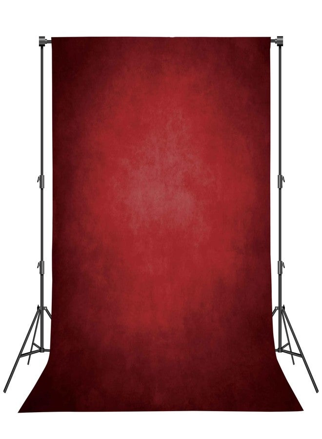 Haboke Abstract Red 8x10ft Professional Photography Backdrop for Adult Portrait Photo Props Booth Background Photoshoot Studio with Thick Durable Ployester Fabric Roller Pocket on Top - Image 1