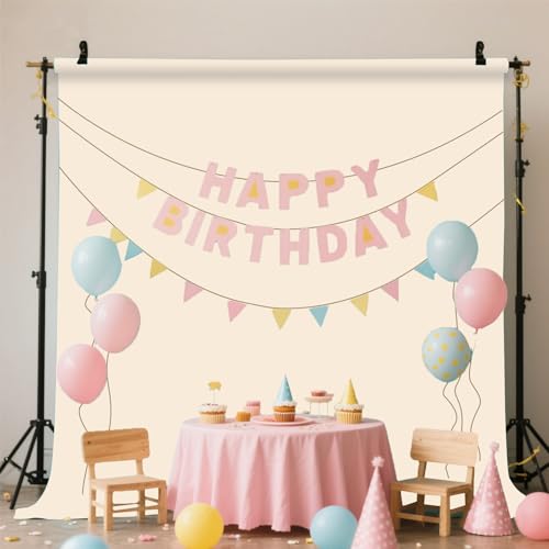 LYLYCTY Beige Backdrop for Photoshoot, Beige Background for Portrait, Product Wedding Family Real Estate Photography 5x7FT - Image 2