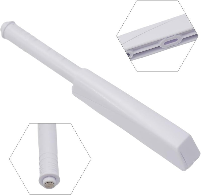 دفع لفتح باب قفل للخزانة درج لمس تحرير مزلاج إغلاق ناعم بنابض محمل أبيض - Image 4