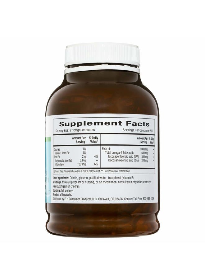 Blackmores Fish Oil 1000 400 Capsules  - Image 3