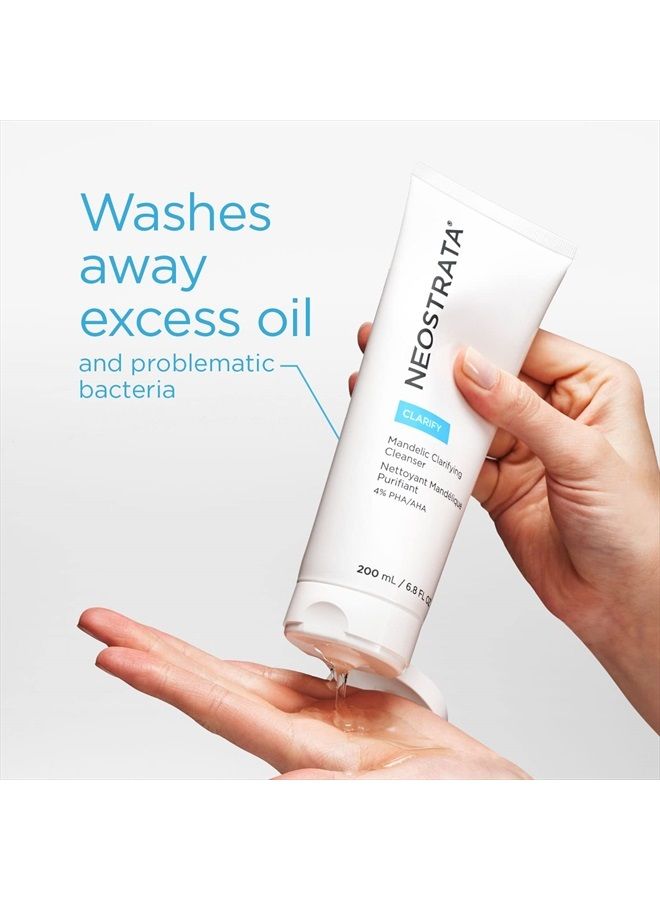 Neostrata جل غسول الوجه المنقي باللوز الحلو للبشرة الدهنية مع حمض الساليسيليك خالي من الصابون وخالي من العطور، 6.8 أونصة سائلة (عبوة من 1) - Image 3