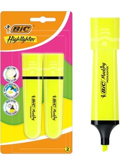 Flat Highlighter Pen 2 Blisters Yellow - pzsku/Z5D58F56EC427FBB2ED99Z/45/_/1725791901/10f163a1-b1d3-45ce-8952-16a0fcdb9faa