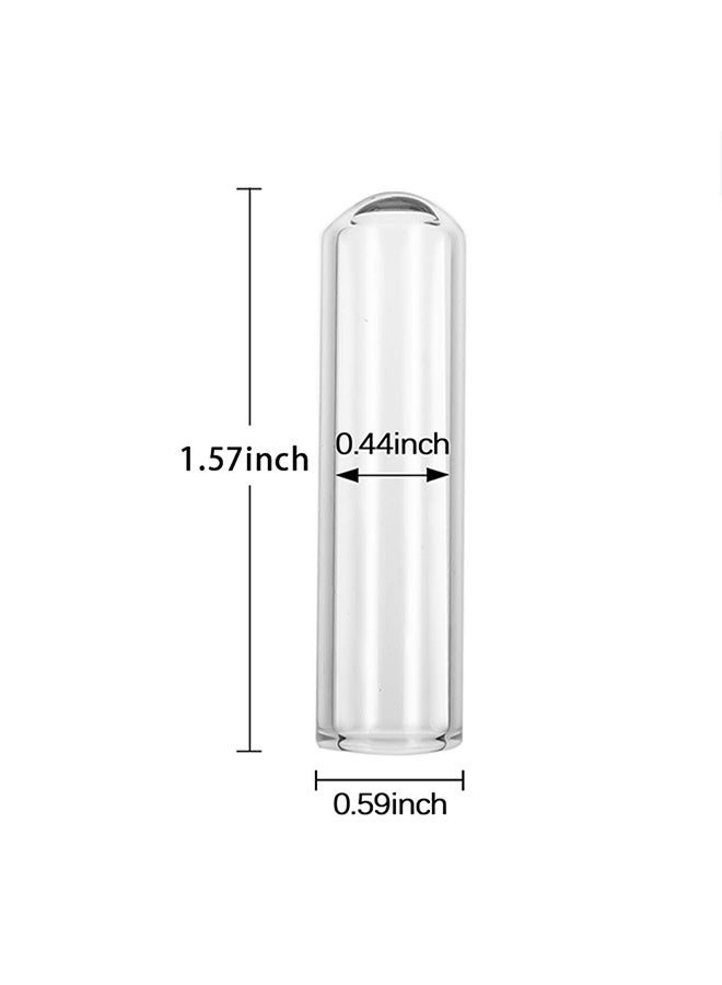 TTESL 8 Pack Clear Glass Drinking  Straws for Stanley 40 oz & 30 oz, Also Suitable for Hot Tea, Juice, and Coffee - 12 Inches Long with 2 Cleaning Brushes and 2 glass straw caps - Image 3