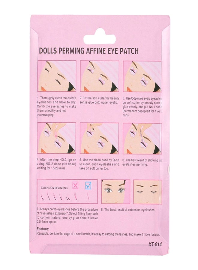 NIBEMINENT 5 Pairs Eyelash Shield Pads Perming Lifting Pink - Image 3