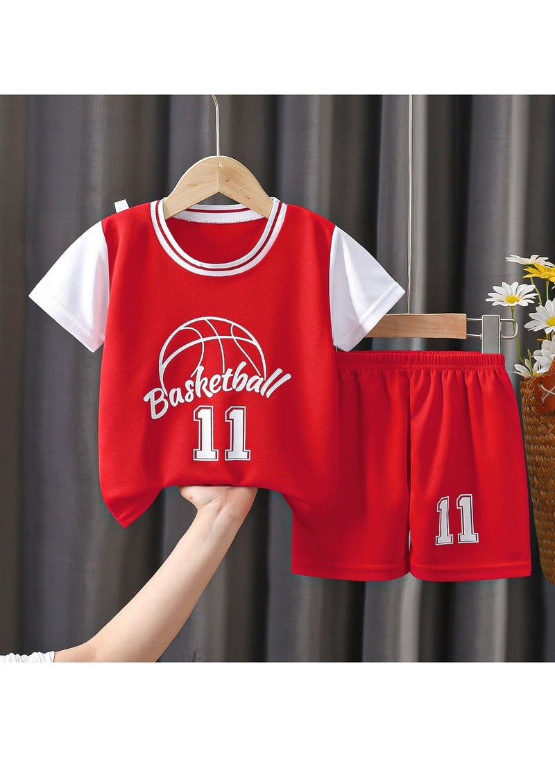 KUYING Neutral Children's Basketball Suit Set  - Image 1