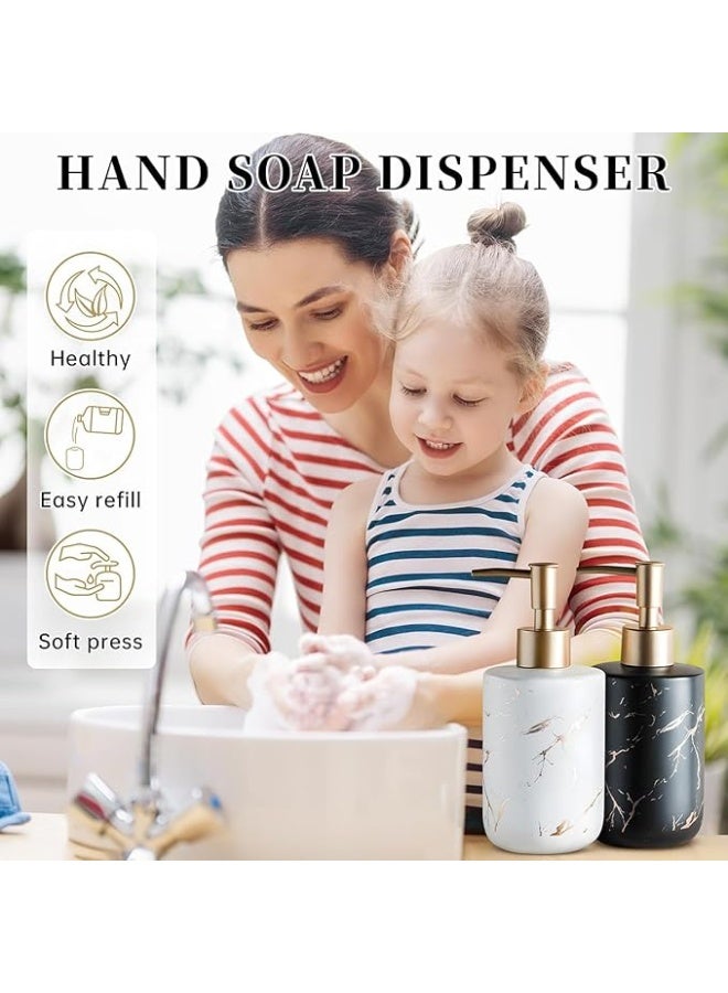 Spaceshoop Gold Kitchen Soap Dispenser, Shower Liquid Soap Pump Dispenser, Refillable Shampoo Lotion Bottle for Bathroom - Image 3