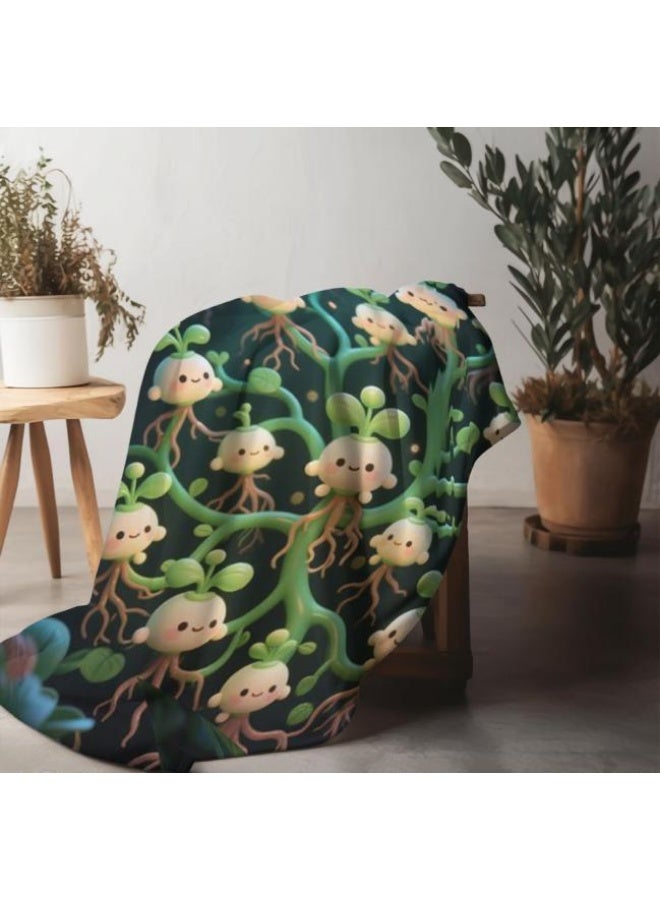 general Baby and children's cartoon flannel thin blanket (warm and comfortable, suitable for sleep, game use) 70cm*100cm - Image 5