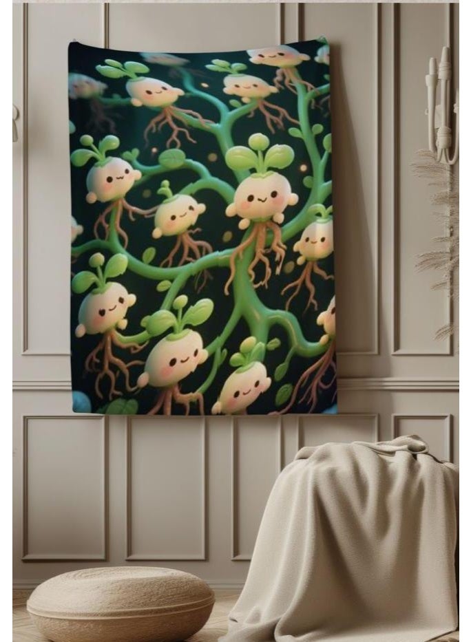 general Baby and children's cartoon flannel thin blanket (warm and comfortable, suitable for sleep, game use) 70cm*100cm - Image 2