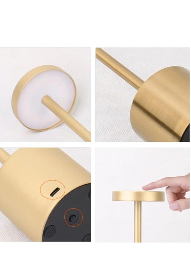 SUKILO LED Wireless Lamp – 1800mAh Rechargeable Battery, 3 Lighting Modes, Dimmable Touch Control – USB Table Lamp for Restaurant, Patio, Indoor & Outdoor Use - Image 2