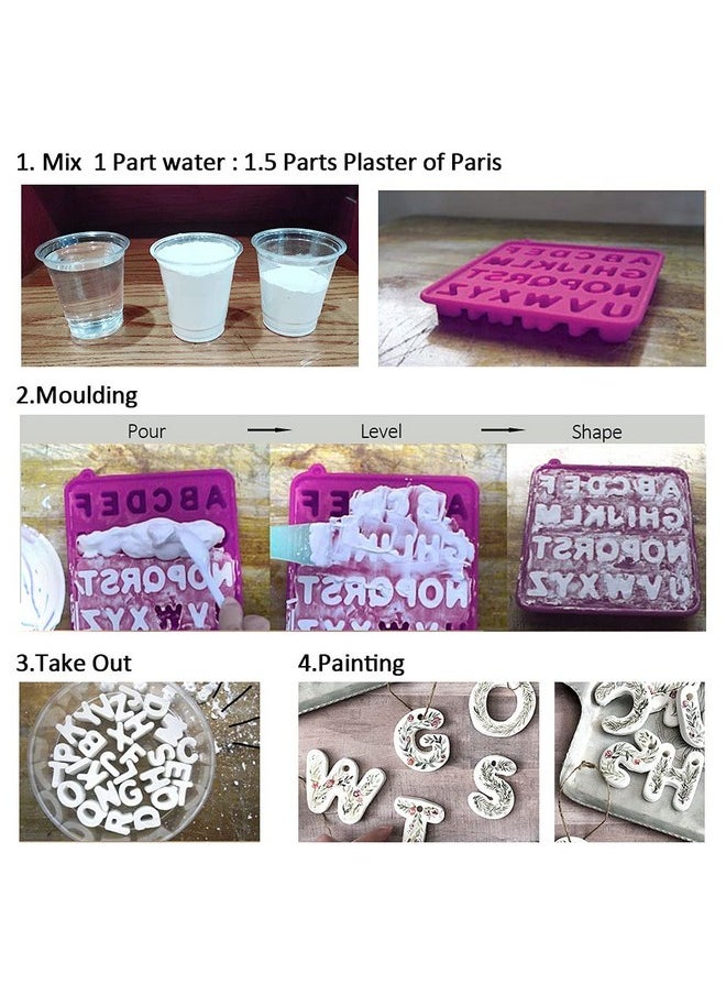 Falling In art Falling in Art 1lb Plaster of Paris Powder - Hand Mold Casting Kit Powder, Gypsum Cement, Pottery & Ceramic Plaster Powder for Crafts, Sculpture, Diorama and Home Decor  - Image 3