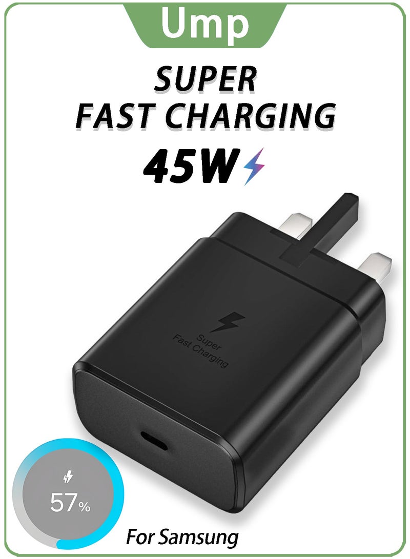 Ump PD 45W Super Fast Charger USB-C Power Adapter For Samsung - Image 1