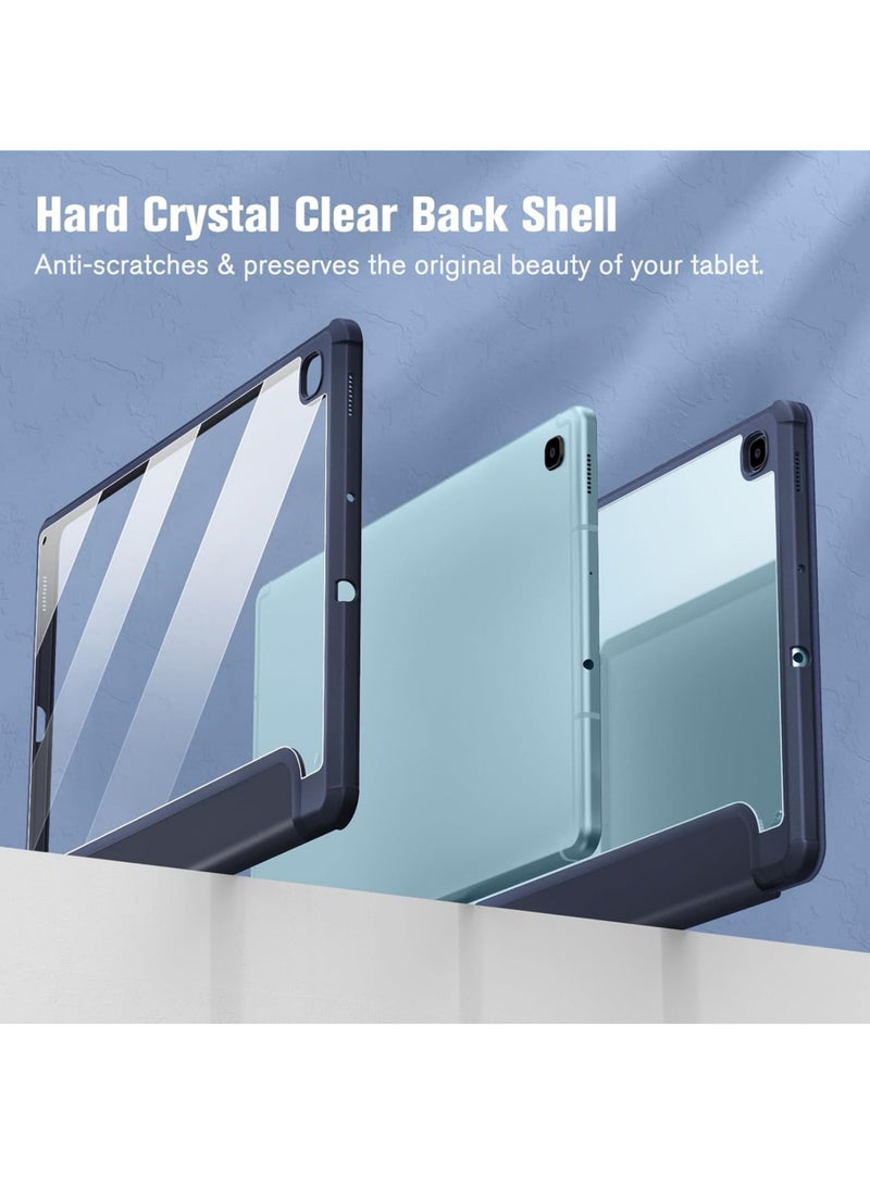 روك بو غطاء نحيف هايبرد لسامسونج جالاكسي تاب S6 لايت 10.4 بوصة 2024/2022/2020 مع حامل قلم S غطاء مقاوم للصدمات مع غلاف خلفي شفاف شفاف - Image 3