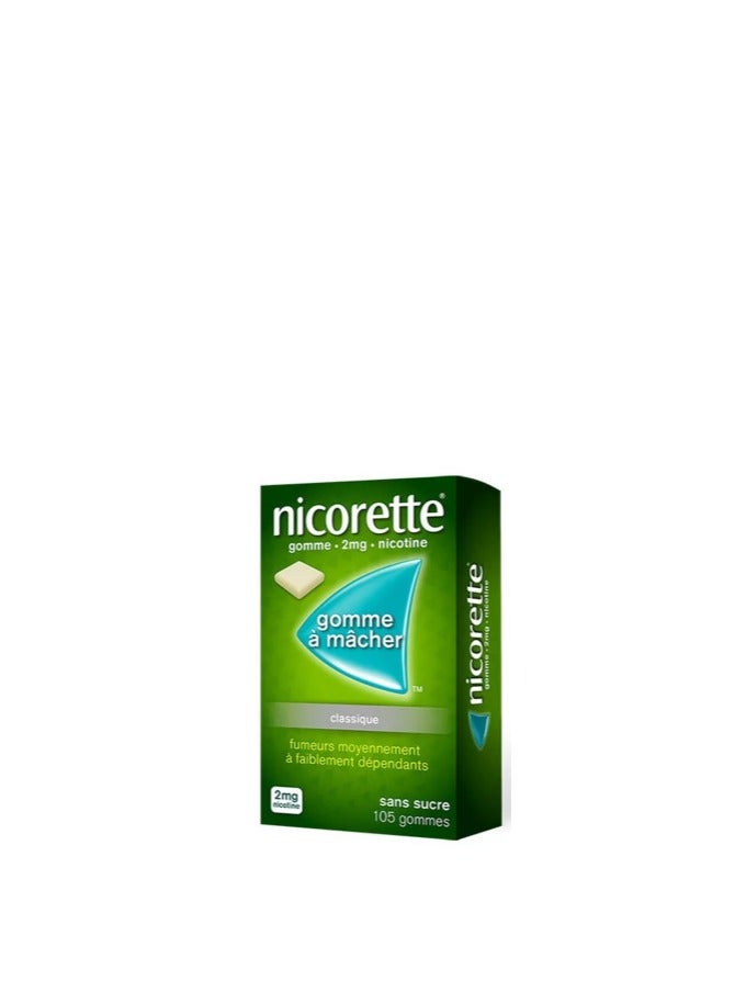 nicorette 2MG Classique 105 GUMS
