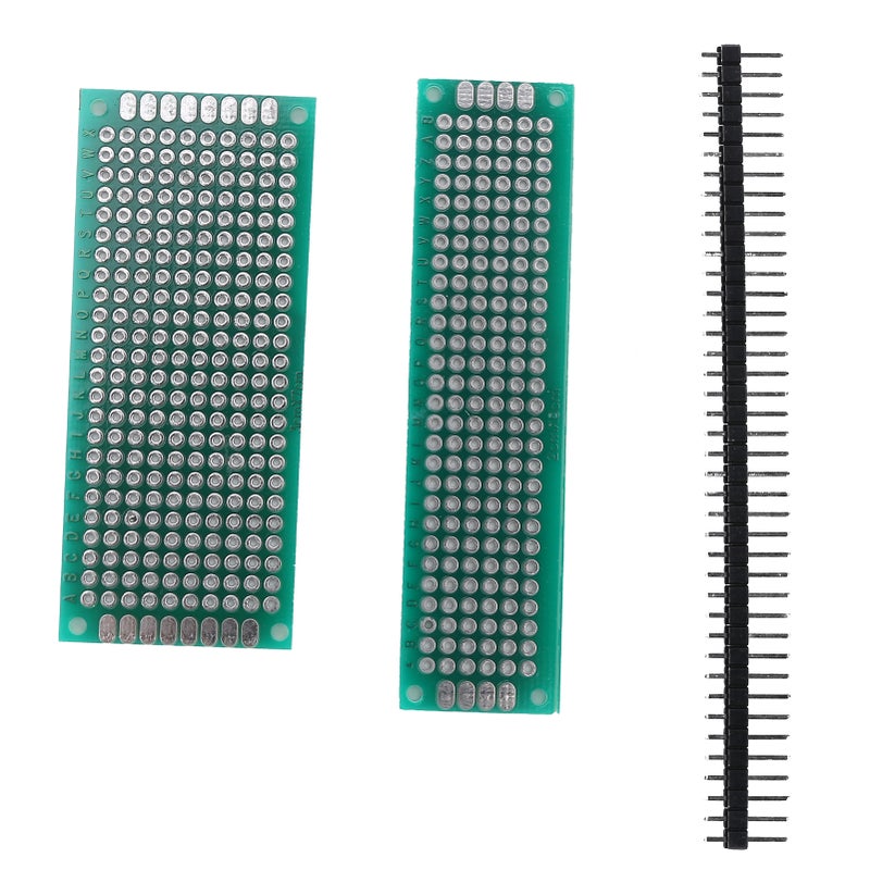 Circuit Board Complete Practical Double Sided Prototype Boards with 5 Colors LED for DIY Electronic Projects - Image 2