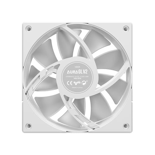 GAMDIAS Aura GL360 V2, 360mm CPU Liquid Cooler w/PWM Fans, ARGB AIO Water Cooling Sytem, Hidden Cable & Rotatable Pump, Intel LGA 1700/1200 & AMD AM5/AM4 - White - Image 4